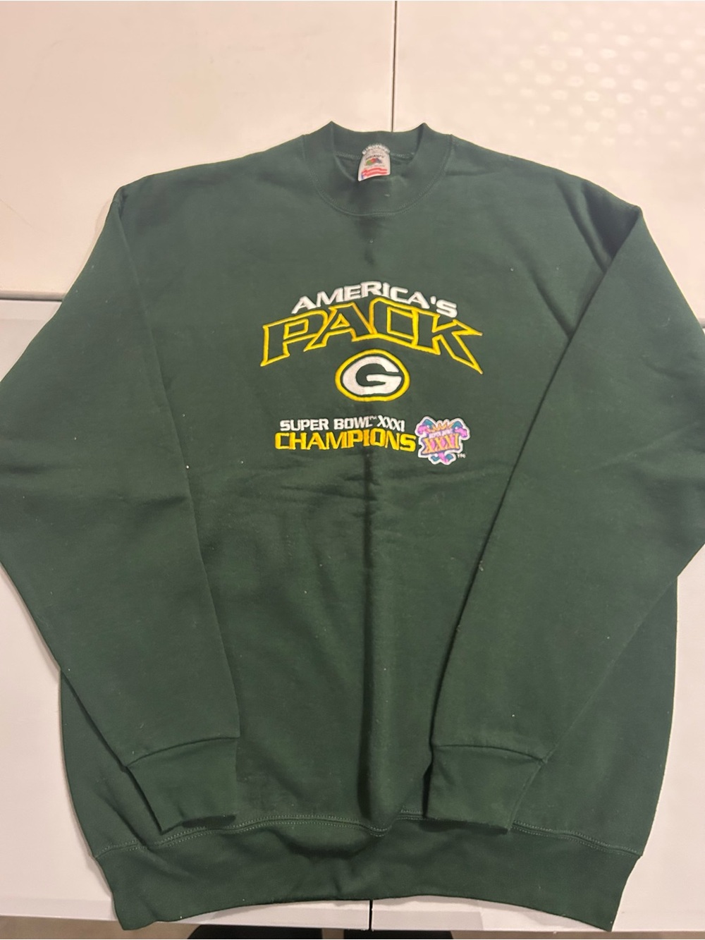 America’s Pack Super Bowl XXXI crew neck sweatshirt